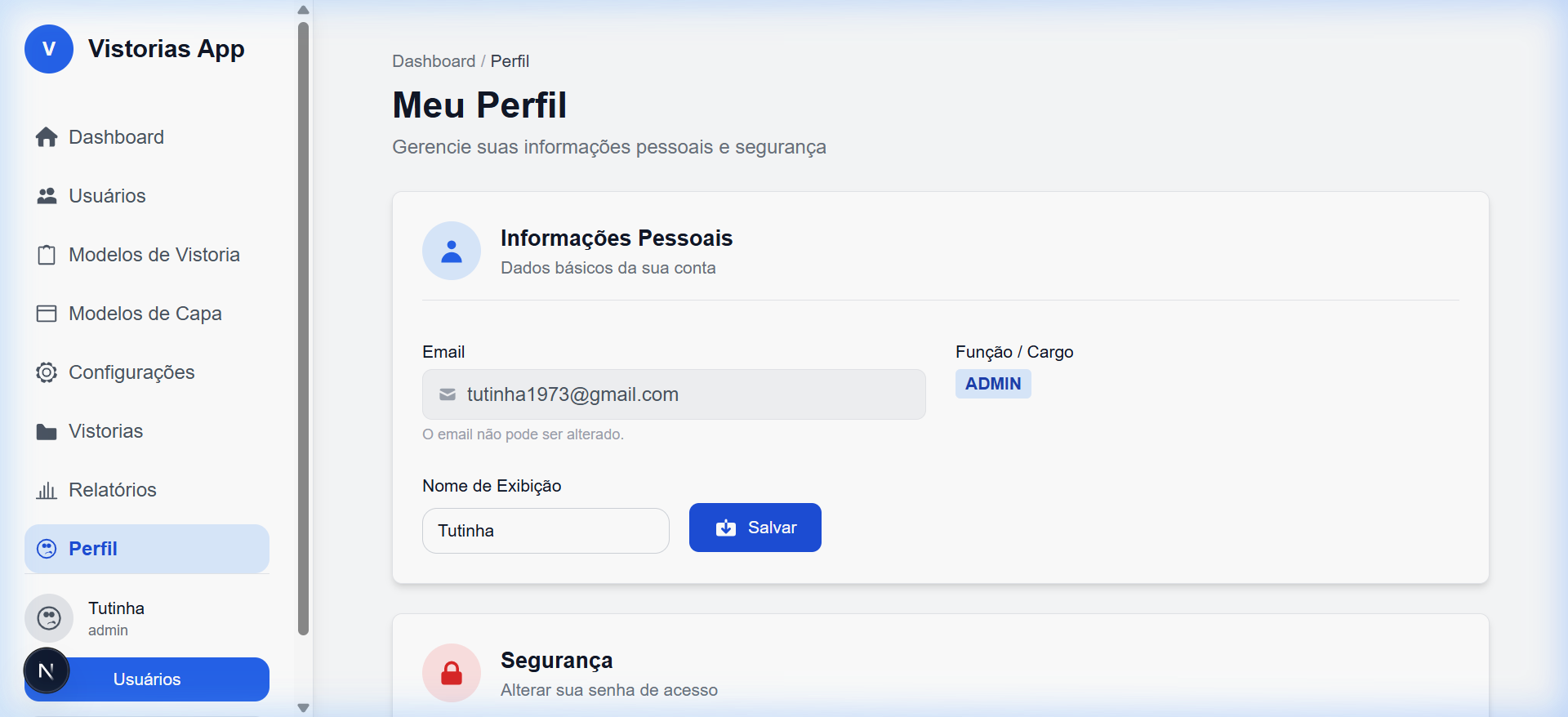 Meu Perfil
